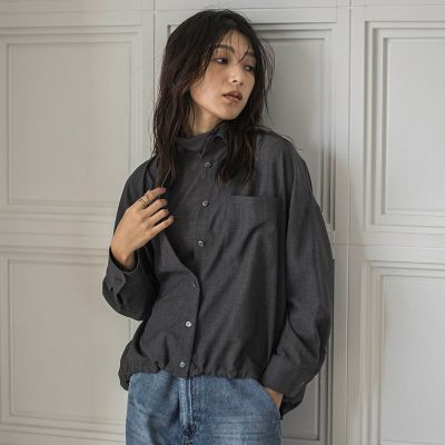 ドロストクロップドシャツ≪洗濯機で洗える≫ | MAYSON GREY (Women