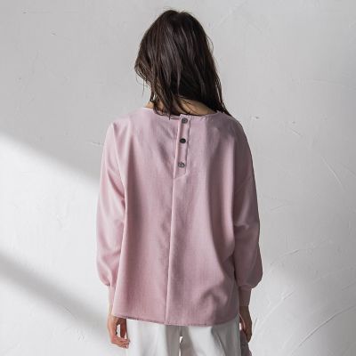 一瞬で楽とキレイを叶える】タンブラーオックスギャザー袖ブラウス