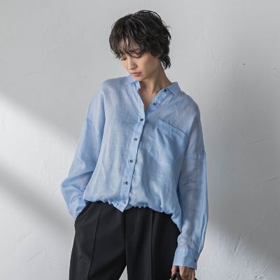 ラスターラミーカルゼバックドロストヘムシャツ | MAYSON GREY (Women 