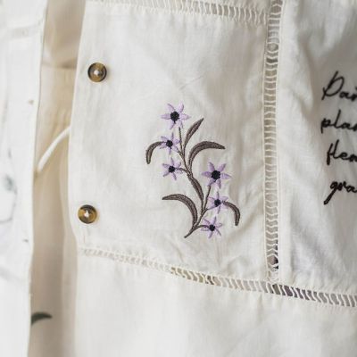 40周年限定】パッチワーク刺繍オープンカラーシャツ | MAYSON GREY