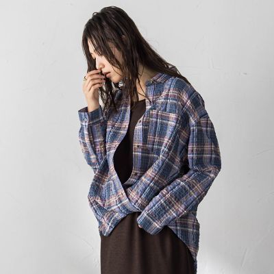 新品 journal standard 2WAYカシュクールシャツ チェック 2Way 