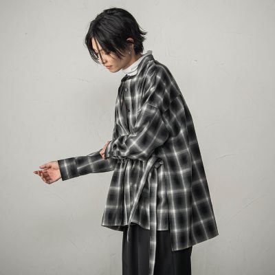 チェックウエストマークオーバーシャツ | MAYSON GREY (Women