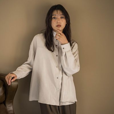 極細コーデュロイ変形スリーブブラウス | MAYSON GREY (Women
