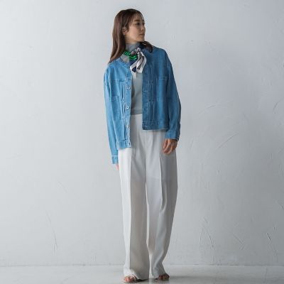 マルチストライプシルクスカーフ