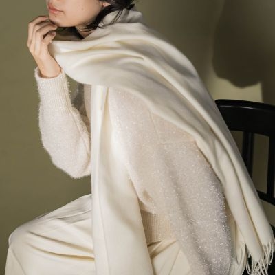 ＜MAYSON GREY（Women）＞【ＷＥＢ限定カラーあり】無地ベーシックマフラー
