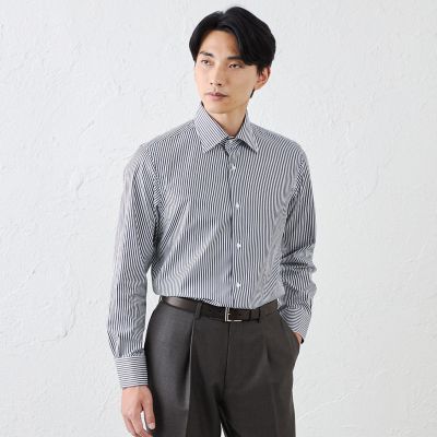 ＜S.ESSENTIALS (Men) ＞ギザプレミアムストライプ