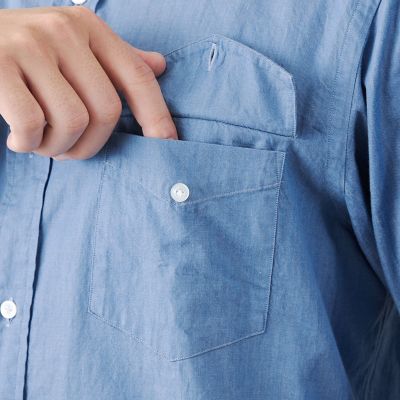 2ポケットシャンブレーシャツ | S.ESSENTIALS (Men) /エス