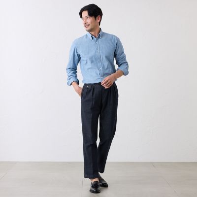 ダンガリーボタンダウンシャツ | S.ESSENTIALS (Men) /エス