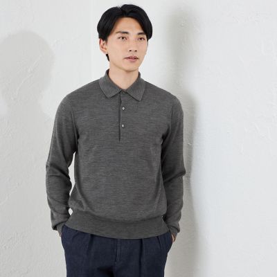 14Gメリノウールポロ | S.ESSENTIALS (Men) /エス エッセンシャルズ 
