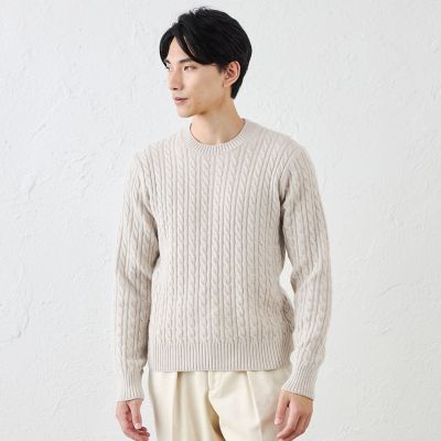 コー ESSENTIALS ウール カシミヤ クルーネックニット S トープ other - コー ESSENTIALS ウール カシミヤ クルーネックニット S