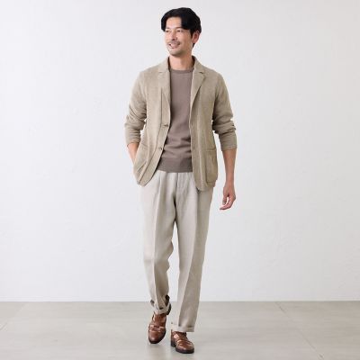 和紙ニットジャケット | S.ESSENTIALS (Men) /エス エッセンシャルズ