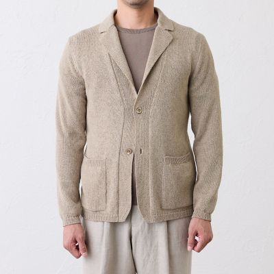 和紙ニットジャケット | S.ESSENTIALS (Men) /エス エッセンシャルズ