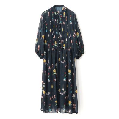 ＜S.ESSENTIALS (Women)＞【ＡＩＫＯ　ＦＵＫＵＤＡコラボ】プリントワンピース