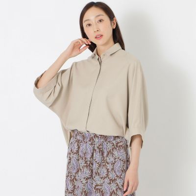 ハーフスリーブブラウス | S.ESSENTIALS (Women)/エス エッセンシャル