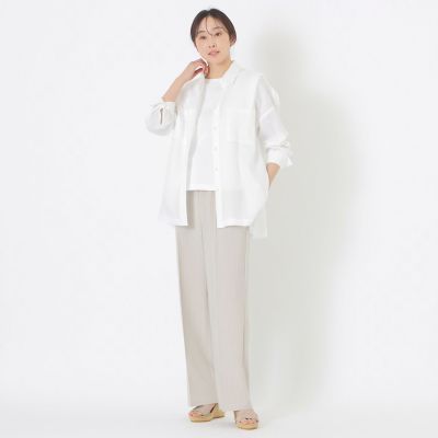 リネン長袖シャツ | S.ESSENTIALS (Women)/エス エッセンシャルズ