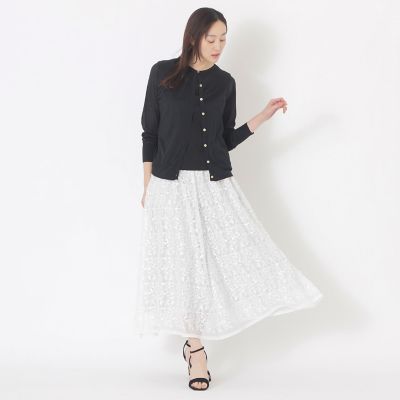【極美品】ドゥーズィエムクラス 23ss リネン シルク カーディガン 春夏 シアーシルクカーディガン | S.ESSENTIALS (Women)/エス