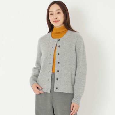 ＜S.ESSENTIALS (Women)＞【育てるカシミヤ】カーディガン