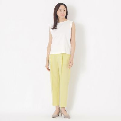 【未使用】ebure　コットンノースリーブプルオーバー　ホワイト コットンノースリーブプルオーバー | Cut and sew | HER. Online Store