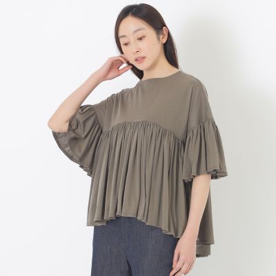 ＜S.ESSENTIALS (Women)＞ティアードカットソー