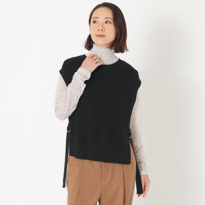 フラワーレース ハイネックプルオーバー | S.ESSENTIALS (Women)/エス