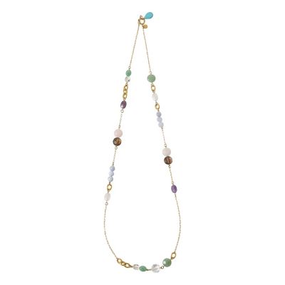 ＜S.ESSENTIALS (Women)＞マルチストーンロングネックレス