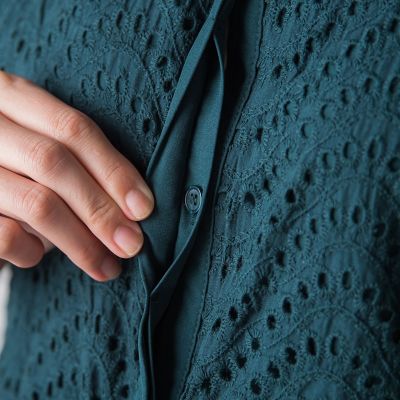【ｓｏｃｏｌｌａ】ケープレイヤードシャツワンピース≪洗濯機で洗える≫