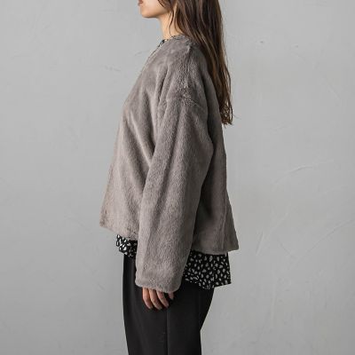 フェイクファーノーカラージャケット | MAYSON GREY（Women）/メイソン