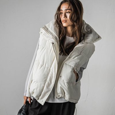＜MAYSON GREY（Women）＞中綿スタンドカラーベスト
