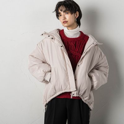 ＜MAYSON GREY（Women）＞中綿フーディジャケット