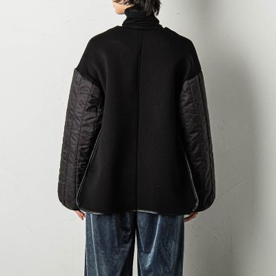 マフラー付ダンボールキルティングジャケット