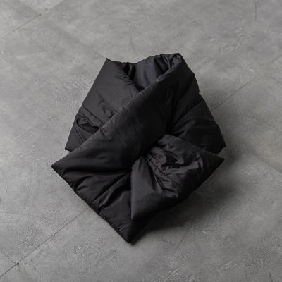 マフラー付ダンボールキルティングジャケット