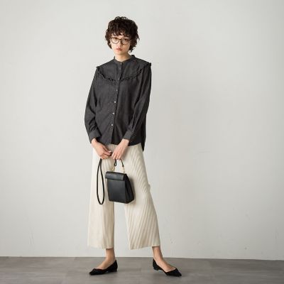 【ｓｏｃｏｌｌａ】リブノンストレスパンツ≪手洗い可能≫