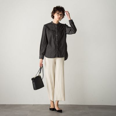 【ｓｏｃｏｌｌａ】リブノンストレスパンツ≪手洗い可能≫