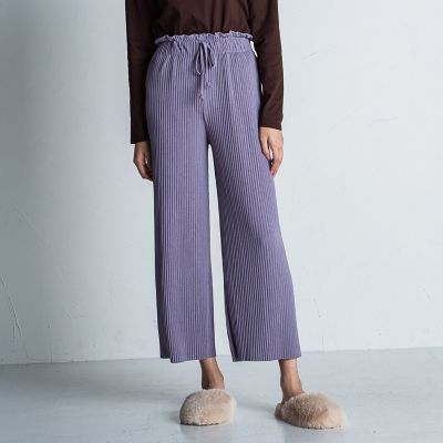 【ｓｏｃｏｌｌａ】リブノンストレスパンツ≪手洗い可能≫