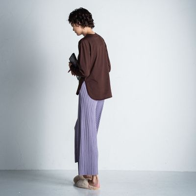 【ｓｏｃｏｌｌａ】リブノンストレスパンツ≪手洗い可能≫