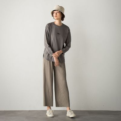 【ｓｏｃｏｌｌａ】リブノンストレスパンツ≪手洗い可能≫