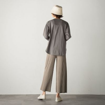 【ｓｏｃｏｌｌａ】リブノンストレスパンツ≪手洗い可能≫