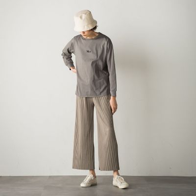 【ｓｏｃｏｌｌａ】リブノンストレスパンツ≪手洗い可能≫
