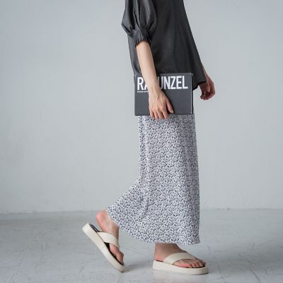 【ｓｏｃｏｌｌａ】【ＷＥＢ別注】花柄プリーツスカート≪手洗い可能≫