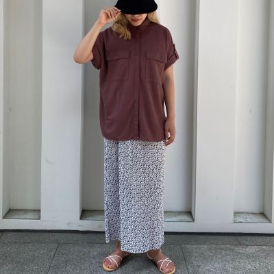 【ｓｏｃｏｌｌａ】【ＷＥＢ別注】花柄プリーツスカート≪手洗い可能≫