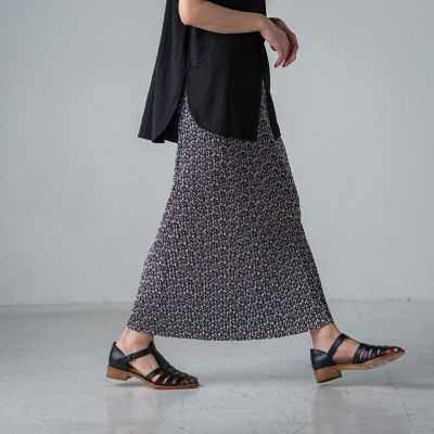 【ｓｏｃｏｌｌａ】【ＷＥＢ別注】花柄プリーツスカート≪手洗い可能≫