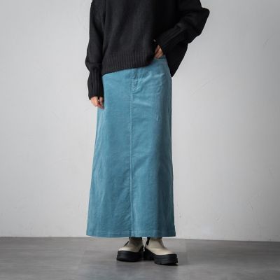＜socolla（Women）＞【ｓｏｃｏｌｌａ】コーデュロイマキシスカート≪洗濯機で洗える≫