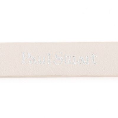 ポールスチュアート 細ベルト ホワイト 金具留め 上品 フレキシブルループベルト | Paul Stuart (Women)/ポール