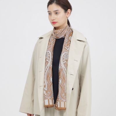 ジュンヤワタナベ コムデギャルソン ストール ペイズリー柄 未使用品 美品 BINDAフローペイズリー ストール | Paul Stuart (Women)/ポール