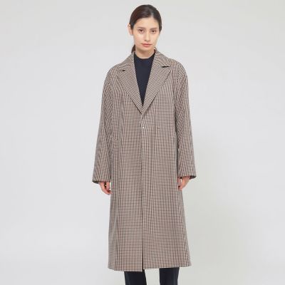 ＜Paul Stuart (Women)＞トラッドチェック　コート