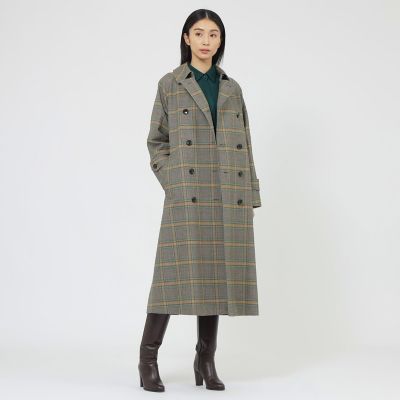 カラードチェック コート | Paul Stuart (Women)/ポール・スチュアート