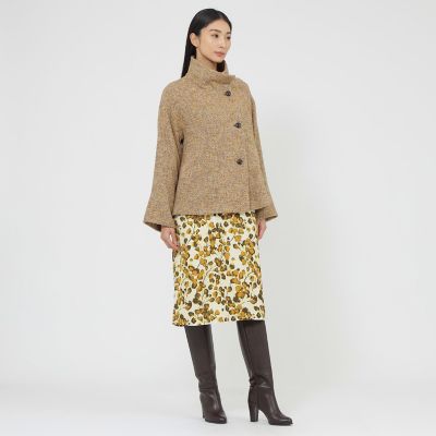 eclat掲載】ソフトミックスツイード コート | Paul Stuart (Women