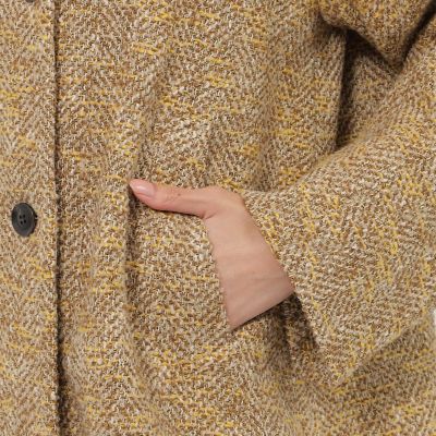 eclat掲載】ソフトミックスツイード コート | Paul Stuart (Women