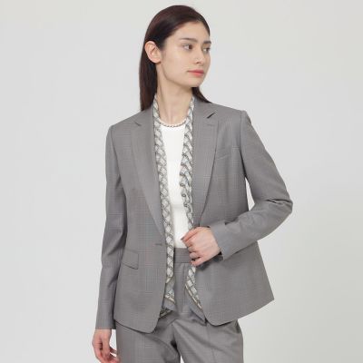 ＜Paul Stuart (Women)＞プレミアム格子　ジャケット