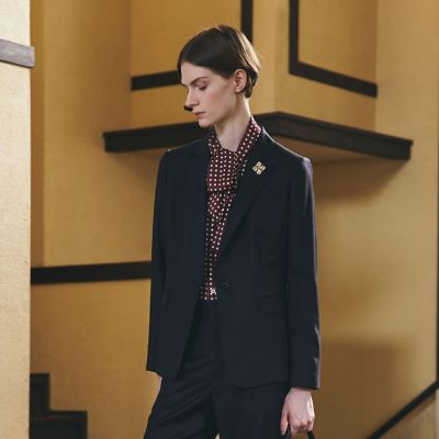 ＜Paul Stuart (Women)＞プレミアムソフトメリノ　ジャケット